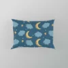 Night Sky Moon Clouds Pillow Case