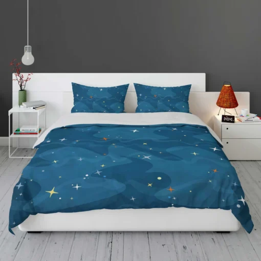 Night Sky With Little Stars Bedding Set 1