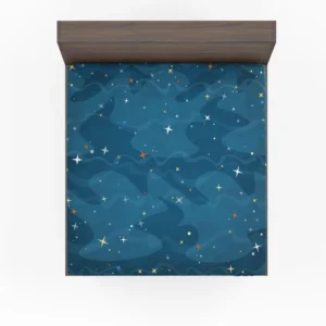 Night Sky With Little Stars Fitted Sheet