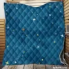 Night Sky With Little Stars Quilt Blanket