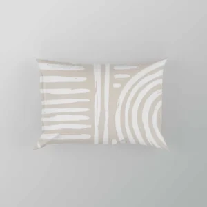 Nude Color Aesthetic Contemporary Pillow Case