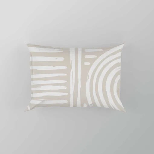 Nude Color Aesthetic Contemporary Pillow Case