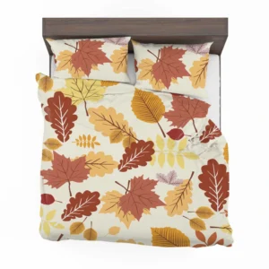 Oak & Maple Leaves Pattern Bedding Set 2