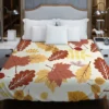 Oak & Maple Leaves Pattern Duvet Cover