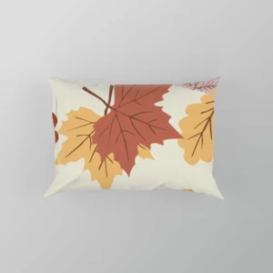 Oak & Maple Leaves Pattern Pillow Case