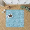 Ocean Curl Waves Rug