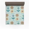 Ocean Navigation Symbols Nautical Fitted Sheet