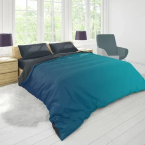 Ocean Twilight Gradient Duvet Cover 1