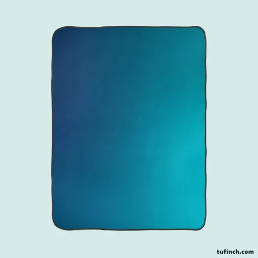 Ocean Twilight Gradient Fleece Blanket 1