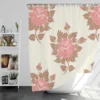 Old Fashioned Rose Flower Texture Shower Curtain