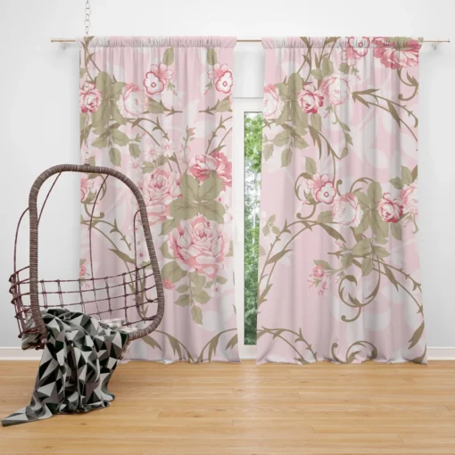 Old French Roses Curtain