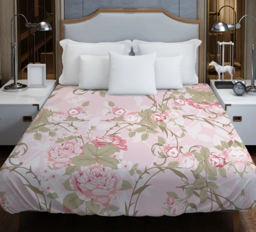 Old French Roses Duvet Cover