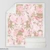 Old French Roses Sherpa Fleece Blanket