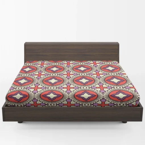 Old Indian Ethnic Fitted Sheet 1