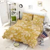 Old Toile Flower Pattern Bedding Set