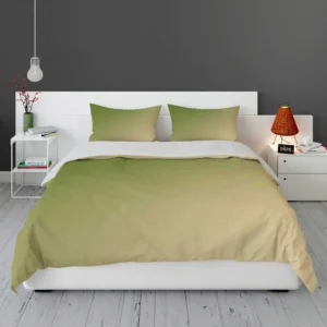 Olive Green Gradient Bedding Set 1