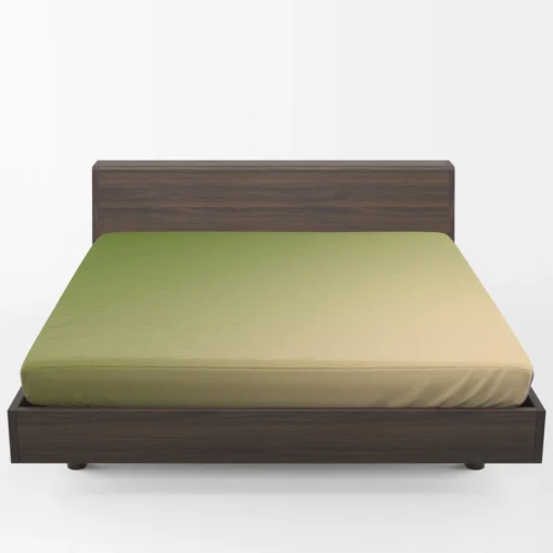 Olive Green Gradient Fitted Sheet 1