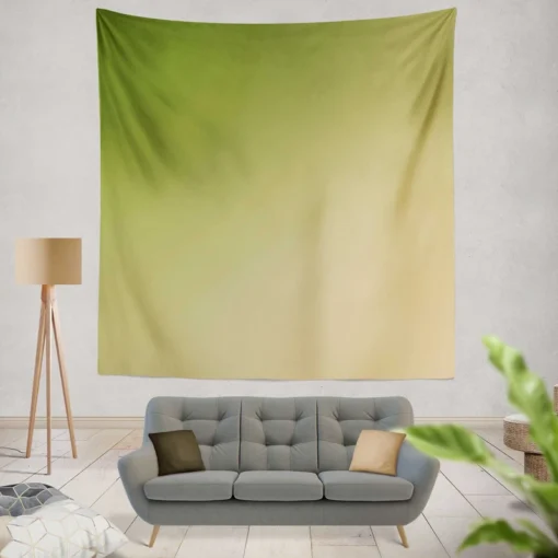 Olive Green Gradient Wall Tapestry