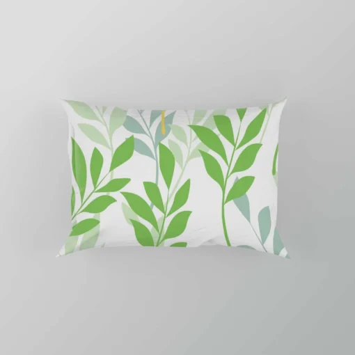 Olive Leaves Pattern Pillow Case