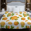 Orange Fruit And Sliced Duvet Cover