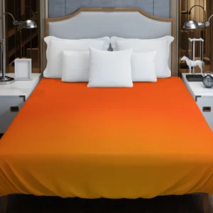 Orange Gradient Color Duvet Cover