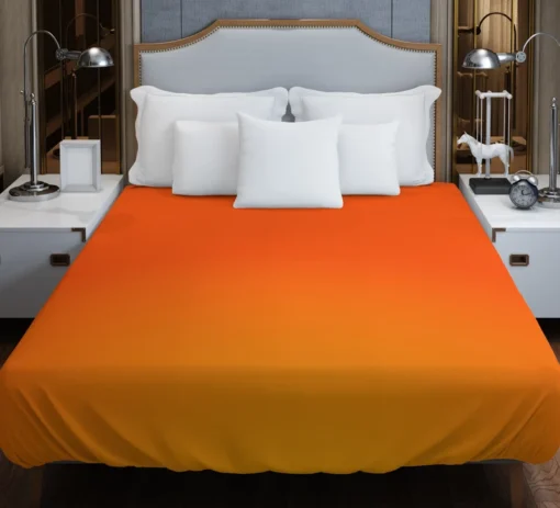 Orange Gradient Color Duvet Cover