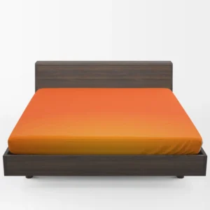 Orange Gradient Color Fitted Sheet 1