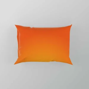 Orange Gradient Color Pillow Case