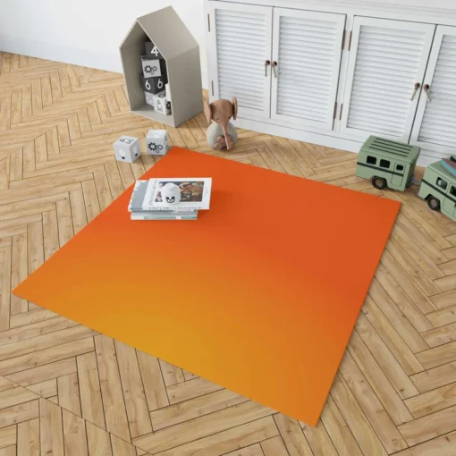 Orange Gradient Color Rug 1