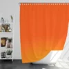 Orange Gradient Color Shower Curtain