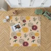 Orange Grapefruit Hand Drawn Rug