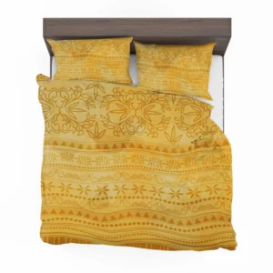 Orange Native American Ethnic Design Bedding Set 2