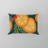 Orange Slice Cranberry Design Pillow Case