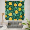 Orange Sliced Fruit Design Wall Tapestry