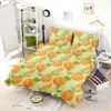 Orange Sliced Orange Plum Bedding Set