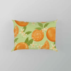 Orange Sliced Orange Plum Pillow Case