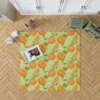 Orange Sliced Orange Plum Rug