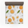 Orange Sliced Pattern Fitted Sheet