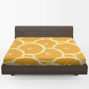 Orange Slices Pattern Fitted Sheet 1