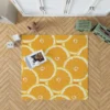 Orange Slices Pattern Rug