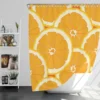 Orange Slices Pattern Shower Curtain