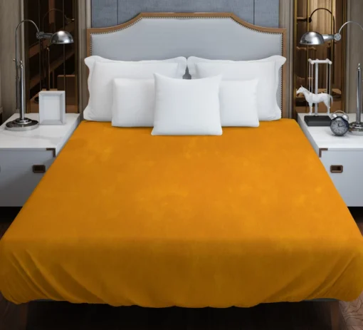 Orange Yellow Grainy Duvet Cover