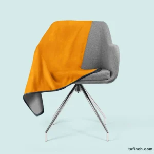 Orange Yellow Grainy Fleece Blanket 2