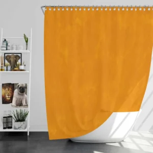 Orange Yellow Grainy Shower Curtain