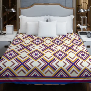 Oriental Ethnic Geometrics Duvet Cover