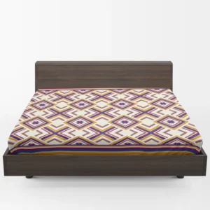 Oriental Ethnic Geometrics Fitted Sheet 1