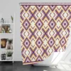 Oriental Ethnic Geometrics Shower Curtain