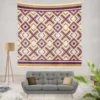 Oriental Ethnic Geometrics Wall Tapestry