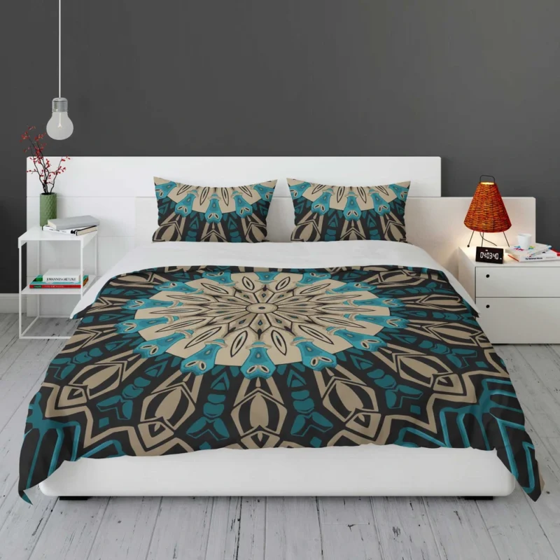 Oriental Mandala Ornament Pattern Bedding Set 1