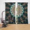 Oriental Mandala Ornament Pattern Curtain